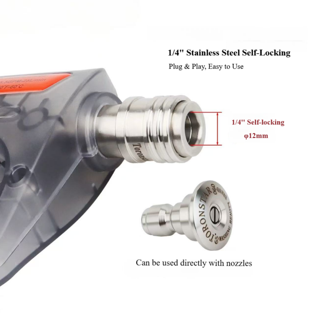 Pressure washer gun - Foam cannon attachment