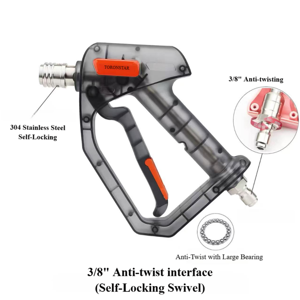 Pressure washer gun - Foam cannon attachment